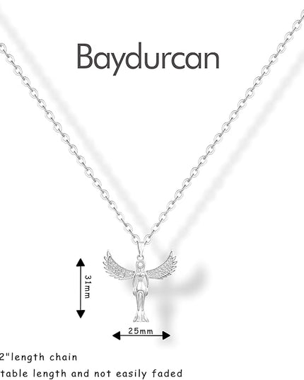 Baydurcan Pendant Necklace for Women Evil Eye Ankh Bow Necklace for Friends Sister Birthday Just Because Christmas Gifts