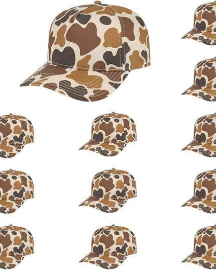 The Hat Pros Cap America i2026 Mid Profile 5-Panel Daybreak Camo Cap w/Quick-Dry Sweatband & Adjustable Snapback