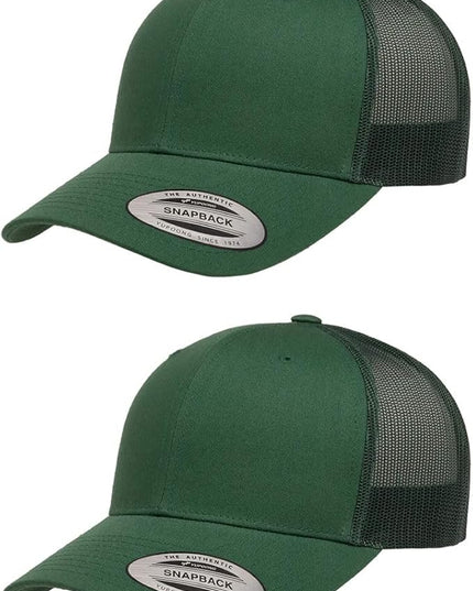 Yupoong Classic Premium Mesh 6 Panel Retro Trucker Cap | Mid Profile Snapback | OSFA | Bulk Pack Available
