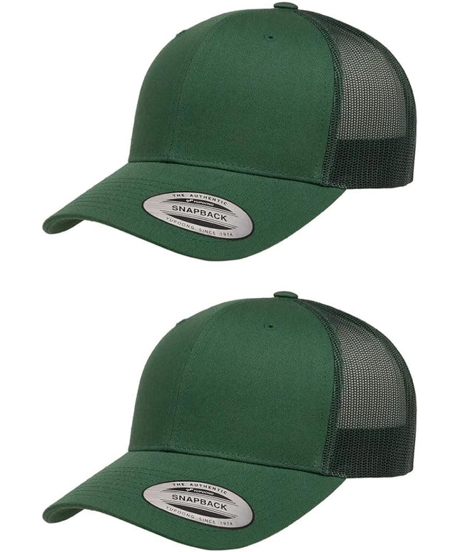 Yupoong Classic Premium Mesh 6 Panel Retro Trucker Cap | Mid Profile Snapback | OSFA | Bulk Pack Available