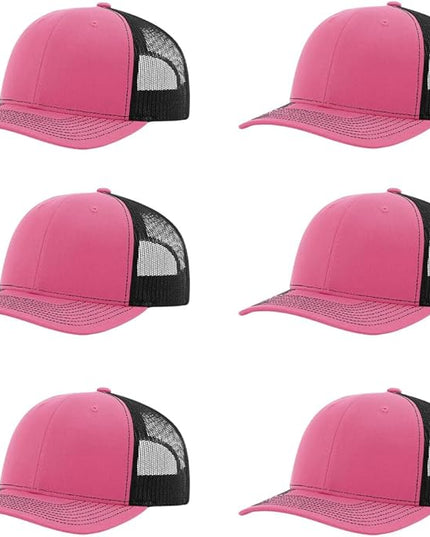 Richardson 112 Classic Six-Panel Adjustable Snapback Trucker Cap | Bulk Packs Available