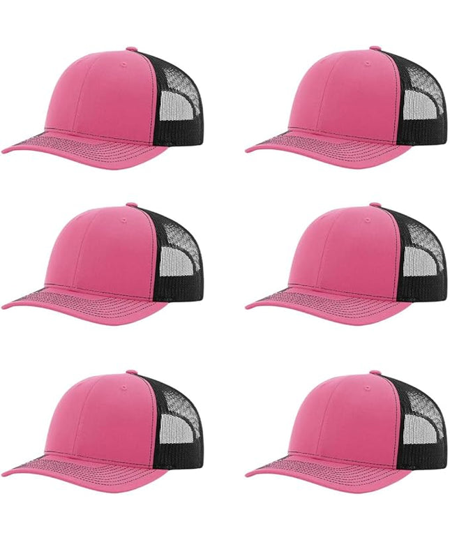 Richardson 112 Classic Six-Panel Adjustable Snapback Trucker Cap | Bulk Packs Available