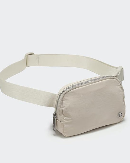 Pander Belt Bag for Women, Fashion Waist Packs, Crossbody Bags with Adjustable Strap (White Opal).
