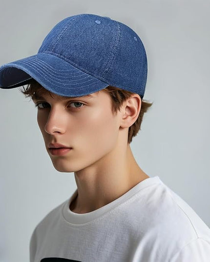 Classic Low Profile Baseball Cap for Men Women Adjustable Cotton Trucker Hats Dad Hat Plain Cap