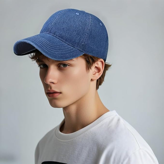 Classic Low Profile Baseball Cap for Men Women Adjustable Cotton Trucker Hats Dad Hat Plain Cap