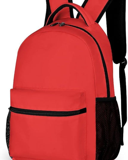 Fashion Poppy Red Backpack Lightweight Large Capacity Laptop Daybag for Travel Work