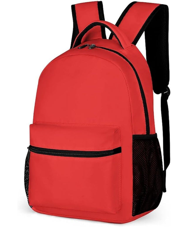 Fashion Poppy Red Backpack Lightweight Large Capacity Laptop Daybag for Travel Work