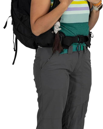 Osprey Tempest 44L Women's Lightweight Hiking Backpack - Daypack for Travel & Camping, Black/Coal Grey, M/L