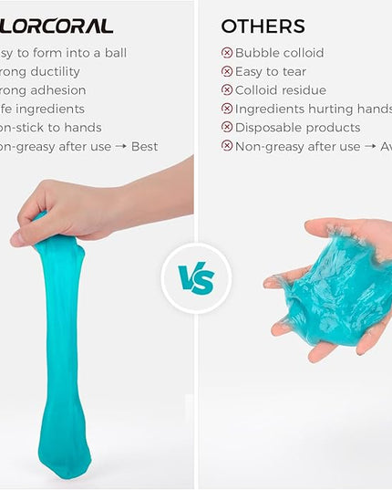 ColorCoral Car Cleaning Gel Universal Gel for Car Vent Cleaner Cleaning Putty Auto Detailing Car Interior Dust Cleaning Kit for Auto Seat, Christmas Stocking Stuffers for Adults Men Women Kid 160g
