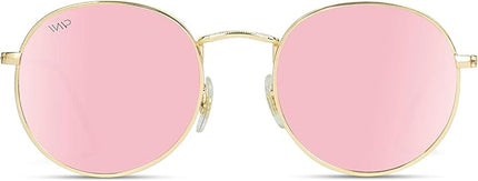 WearMe Pro - Reflective Lens Round Trendy Sunglasses
