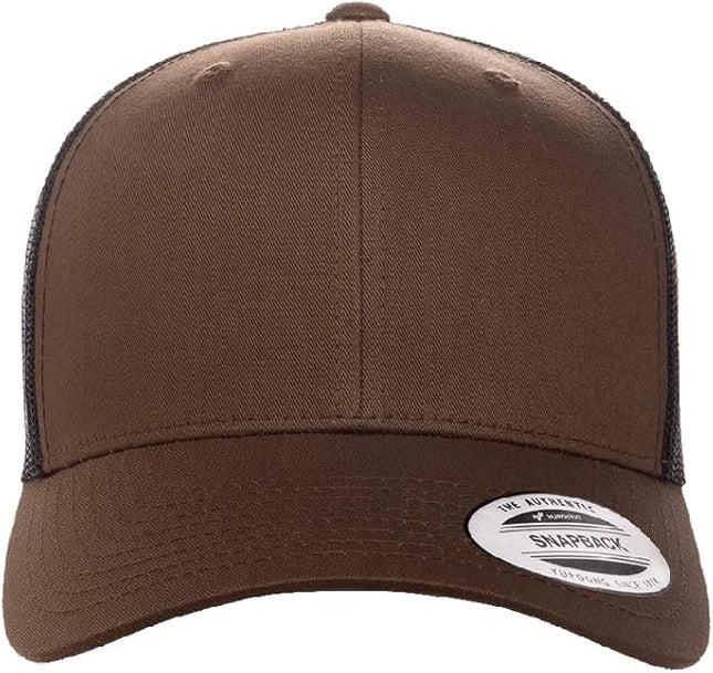 Yupoong Classic Premium Mesh 6 Panel Retro Trucker Cap | Mid Profile Snapback | OSFA | Bulk Pack Available