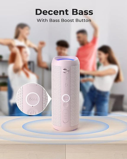 RIENOK Portable Bluetooth Speaker 30W Dual Pairing True Wireless Stereo HD Sound IPX7 Waterproof Outdoor Sport Shower Wireless Speaker Bluetooth 5.3 for Home Party