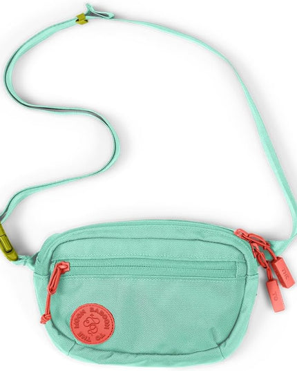 Baboon to the Moon Fanny Pack Mini 1.5L Compact Waist Bag Water Repellent Crossbody Belt Bag Lightweight Travel Everyday Bag for Men Women, Aqua Drift