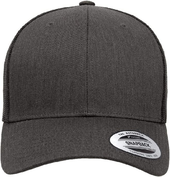 Yupoong Classic Premium Mesh 6 Panel Retro Trucker Cap | Mid Profile Snapback | OSFA | Bulk Pack Available