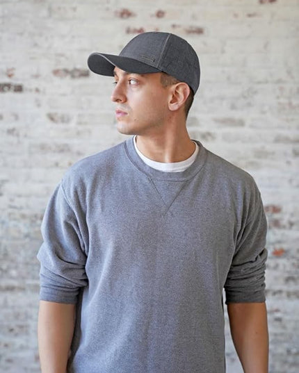 Fashion Baseball Hats for Men by King & Fifth | The Senna Baseball Cap with Low Profile & Menswear Fabric + Baseball Caps