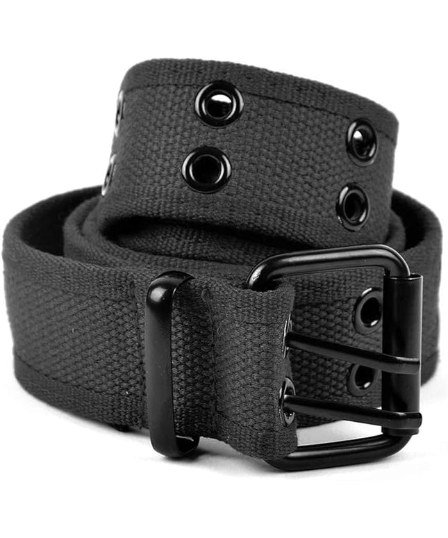 Boxed Gifts Parquet Casual Canvas Belt - Double Hole, Double Grommets for Men & Women
