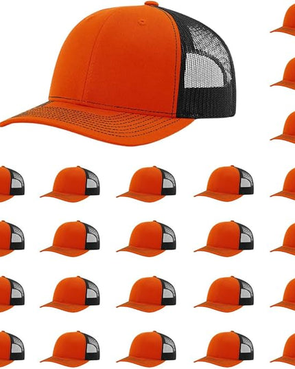 Richardson 112 Classic Six-Panel Adjustable Snapback Trucker Cap | Bulk Packs Available