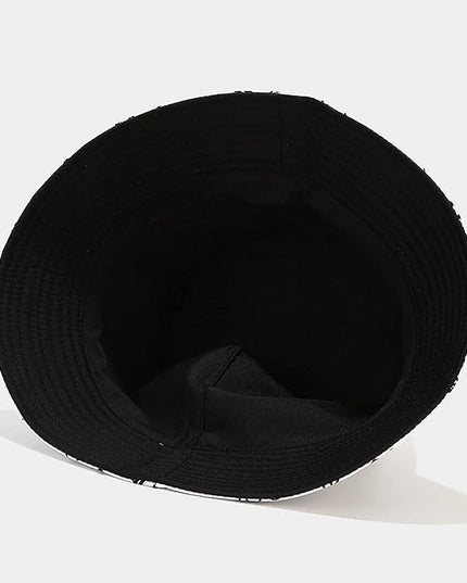Mashiaoyi Unisex Print Double-Side-Wear Reversible Bucket Hat
