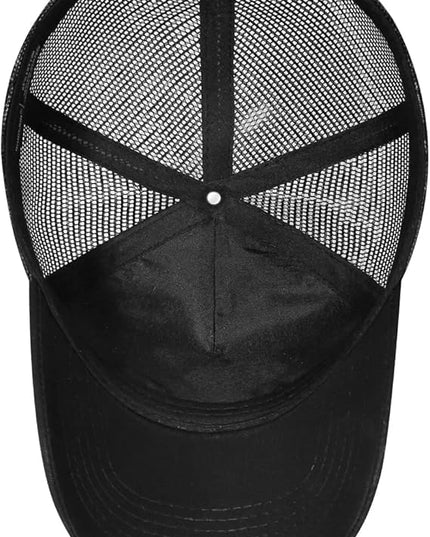 American Flag Trucker Hat - Snapback Hat, Baseball Cap for Men Women - Breathable Mesh Side, Adjustable Fit - for Casual Wear