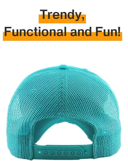 KBETHOS Vintage Washed Distressed Cotton Dad Hat Baseball Cap Adjustable Polo Trucker Unisex Style Headwear