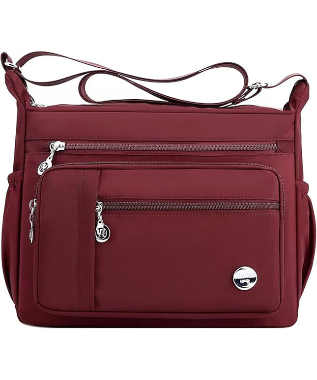 MINTEGRA Women Shoulder Handbag Roomy Multiple Pockets Bag Ladies Crossbody Purse Fashion Tote Top Handle Satchel