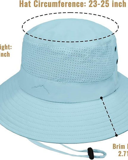 Cooling Sun Bucket Hat for Men Women Fishing Beach Safari Hats for Golf Hiking Hunting Outdoor UPF 50+