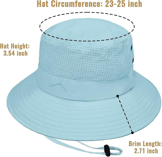 Cooling Sun Bucket Hat for Men Women Fishing Beach Safari Hats for Golf Hiking Hunting Outdoor UPF 50+