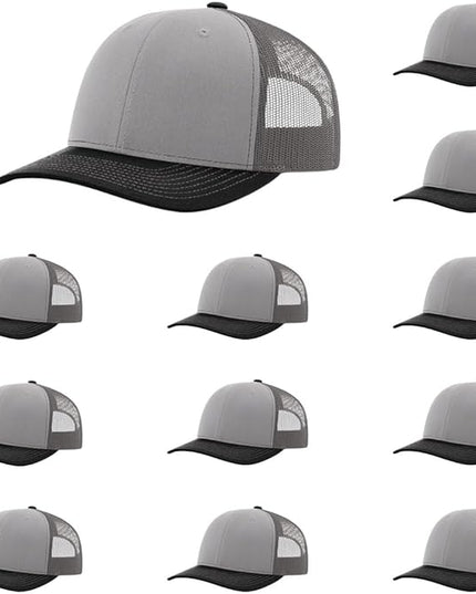 Richardson 112 Classic Six-Panel Adjustable Snapback Trucker Cap | Bulk Packs Available
