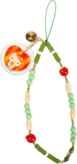 iFace Hello Kitty and Friends Beaded Wristlet Universal Phone Charm Strap - Cute Wrist Chain Lanyard Aesthetic Decor Strap for Cell Phone Camera Keys AirPods Keychains