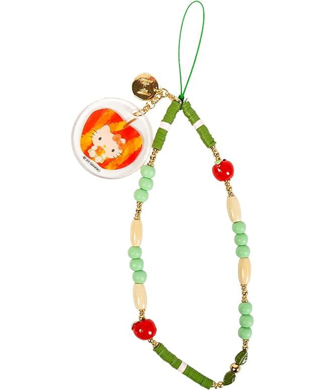 iFace Hello Kitty and Friends Beaded Wristlet Universal Phone Charm Strap - Cute Wrist Chain Lanyard Aesthetic Decor Strap for Cell Phone Camera Keys AirPods Keychains