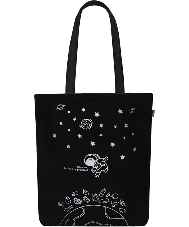 Ecoright Tote Bag for Women with Zipper, Small Tote Bag, Canvas Bag, Reusable Cotton Bag for Beach, Grocery, School & Work