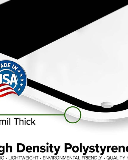 Trucks Right Sign, 24x30 Inches, 55 mil thick HDPS (high density polystyrene), Made in USA by My Sign Center