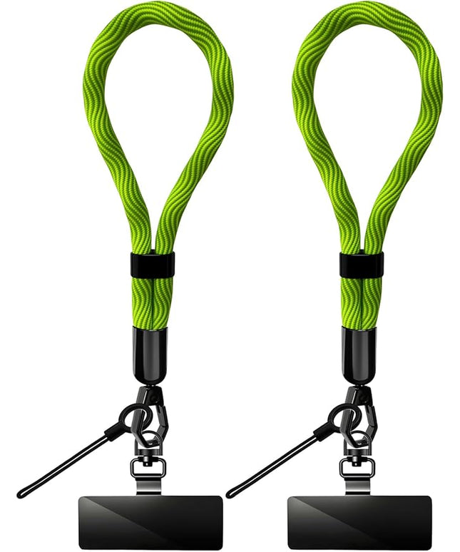 Phone Lanyard, 2 Pack Adjustable Cell Phone Lanyard Hand Phone Wrist Strap with Tether Tabs for Smartphones