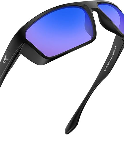 KastKing Huzzah Polarized Sport Sunglasses for Men and Women, Ideal for Driving Fishing Cycling and Running,UV Protection
