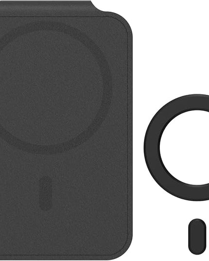 DCHK Magnetic Card Wallet, Slim Card Holder with 3 Slots, Holds up to 6 Cards, Strong Adhesion Ring Included, Compatible with Magsafe iPhone 12/13/14/15/16 (Not for Mini Models)