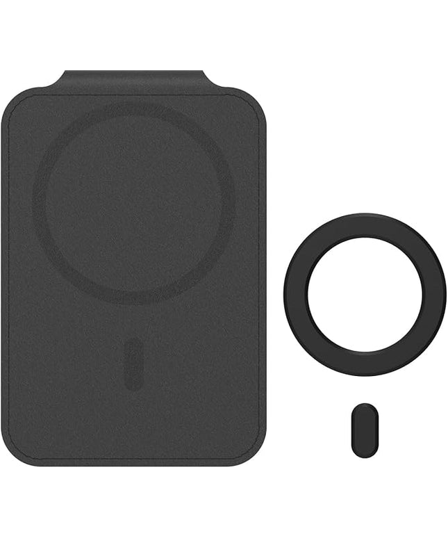 DCHK Magnetic Card Wallet, Slim Card Holder with 3 Slots, Holds up to 6 Cards, Strong Adhesion Ring Included, Compatible with Magsafe iPhone 12/13/14/15/16 (Not for Mini Models)