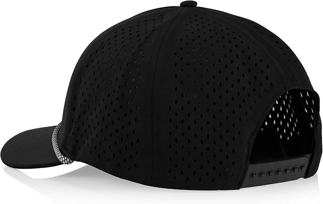 Billest Gilbert Performance 5‑Panel Snapback Hat – Adjustable Flat‑Bill Cap for Men & Women | Breathable and Lightweight