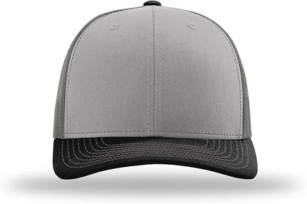 Richardson 112 Trucker Hat - Premium Adjustable Snapback Hat - Structured Six Panel Richardson Blank Caps