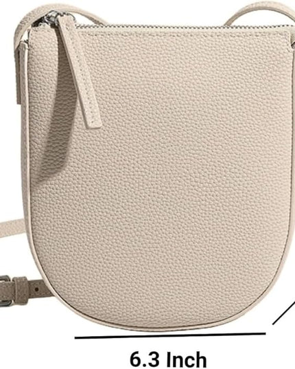 Small Genuine Leather Crossbody Bag, Phone Wallet Purse with Adjustable Strap, Shoulder Bag for Women
