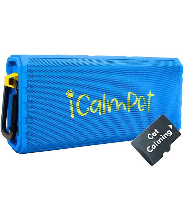 Cool Cat Gold Pak | iCalmPet Ruff 'n Ready Portable Speaker with 3-hr MicroSD Cat Calming Classical