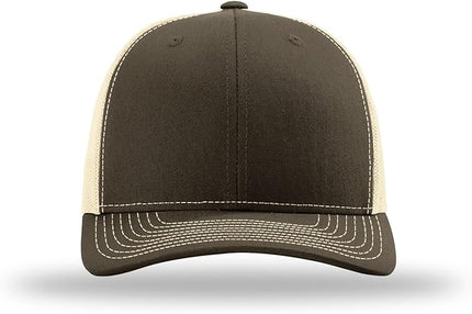 Richardson 112 Trucker Hat - Premium Adjustable Snapback Hat - Structured Six Panel Richardson Blank Caps