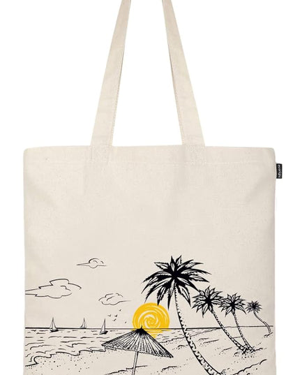 Eco Right Tote Bag for Women, Reusable Grocery Bag, Canvas Tote Bag for Shopping, Cotton Bag for Daily Use, Gifts for Women