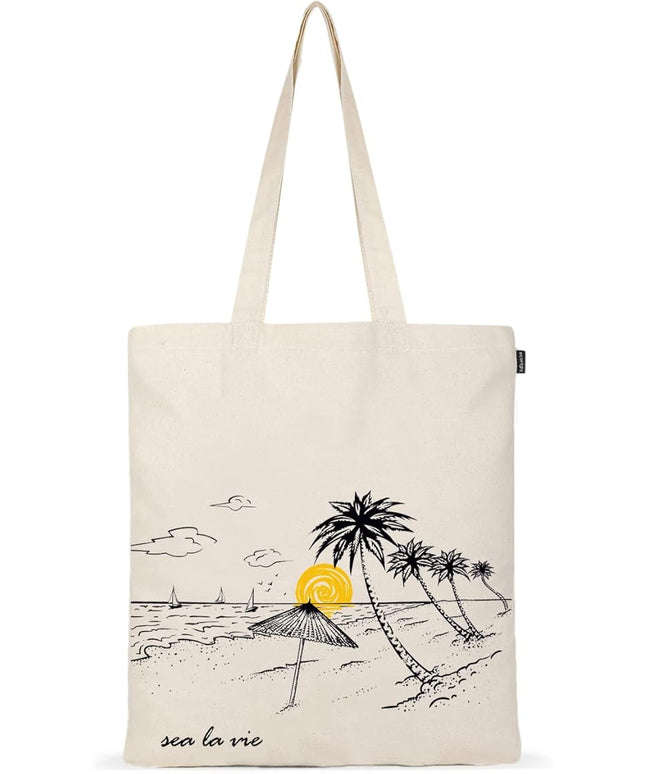 Eco Right Tote Bag for Women, Reusable Grocery Bag, Canvas Tote Bag for Shopping, Cotton Bag for Daily Use, Gifts for Women