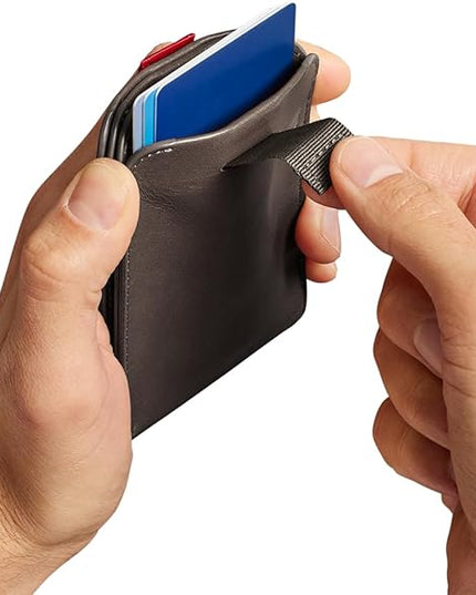 Distil Union Wally Bifold 5.0 RFID Wallet with ID Window - Slim Bifold Wallet for Men with Money Clip, Premium Leather – Minimalist RFID Card Holder - Holds 14 Cards & 30 Bills - Gray