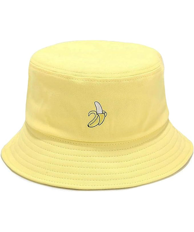 XYIYI Fashion Embroidery Bucket Hat Cotton Beach Fisherman Hats for Women Girls