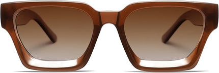 VANLINKER Thick Square Sunglasses for Men Women Retro Chunky Rectangle Shades UV400 Protection VL9731