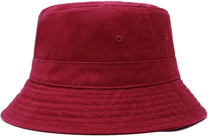 Hot Summer Bucket Hat - Trendy Cotton Sun Hat for Beach, Golf, Fishing - Fun Outdoor Vacation Boonie for Men and Women