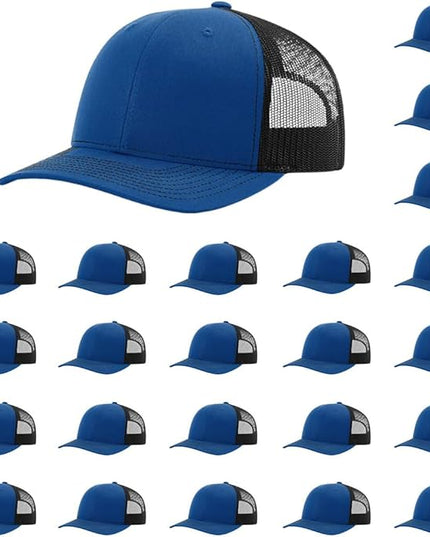 Richardson 112 Classic Six-Panel Adjustable Snapback Trucker Cap | Bulk Packs Available