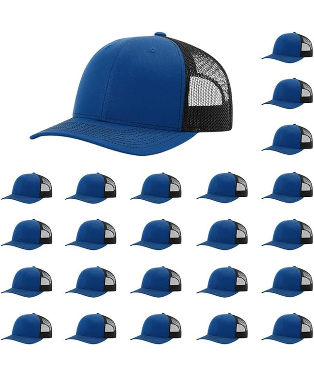 Richardson 112 Classic Six-Panel Adjustable Snapback Trucker Cap | Bulk Packs Available