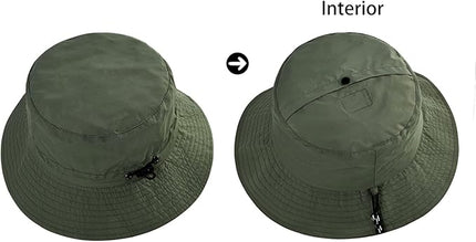 FEICUI Men Women Outdoor Bucket Hat Quick Dry Packable UV Protection Boonie Sun Hat